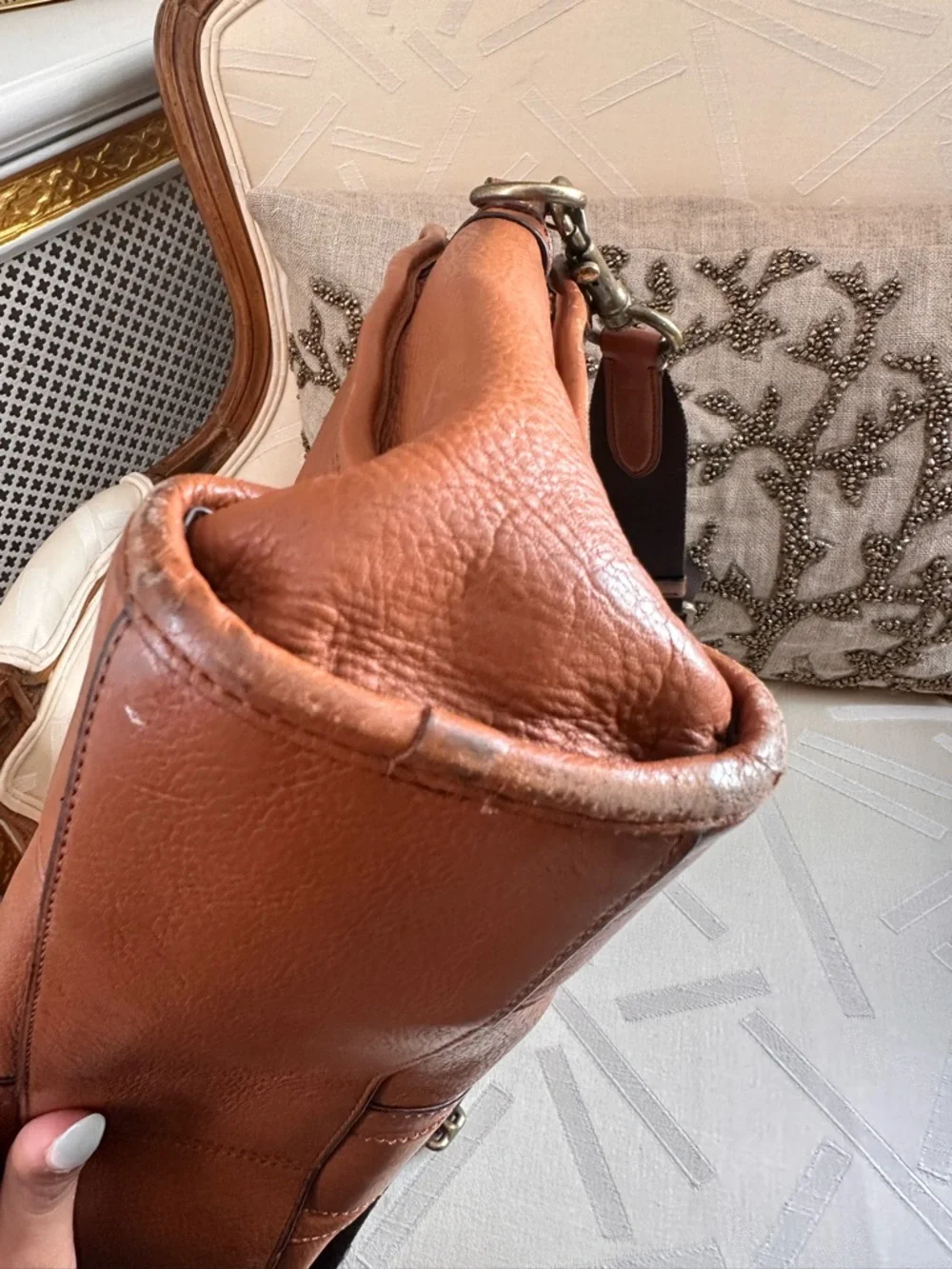 Coach Leather Weekender Bag - Brown - Picture 7 of 11